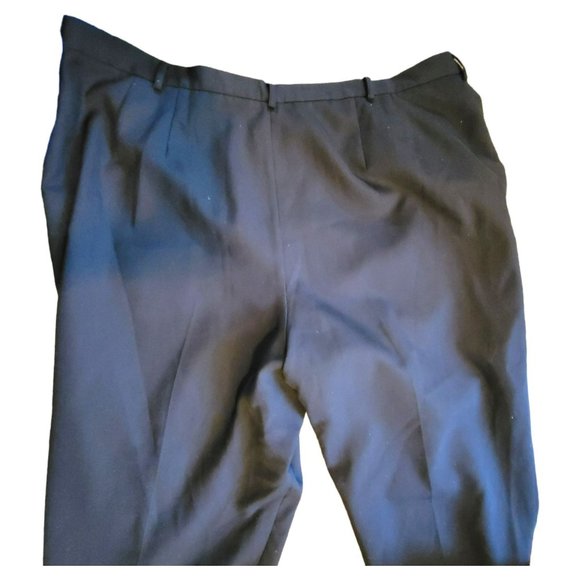 Working Classics Wool Blend Lined Pants Black Woman's Size 28 Plus JJ3095 - Picture 4 of 8